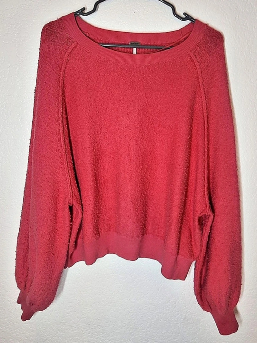 Free People Found My Friend Pullover Pink Sweater Size Small